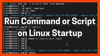 Run Application Command or Script on Linux Startup  Linux Startup [upl. by Elaynad301]