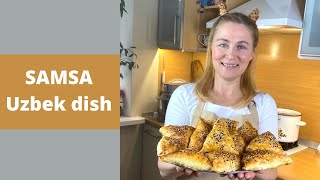 Best Uzbek Samsa Perfect Video Recipe  This is delicious [upl. by Schindler]