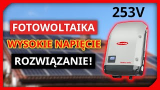 Fotowoltaika wyłącza sią przez wysokie napięcie Sposoby na wysokie napięcie w sieci z powodu PV [upl. by Adiasteb641]