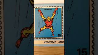 Marvel Value Stamp Calendar featuring Iron Man for January 31st [upl. by Adnana]