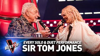 Every Sir TOM JONES Solo amp Duet Performance on The Voice UK [upl. by Pansy10]