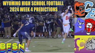 Wyoming High School Football Week 4 BFSN Matchup Previews amp Game Predictions [upl. by Elise]