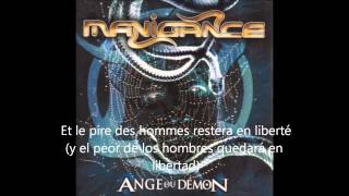 Manigance  Ange Où Demon Paroles sub español [upl. by Aynat]