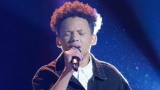 14YearOld Jaylen Dunham SHOCKS Gwen Stefani on The Voice [upl. by Luhe]