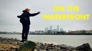 Walking Wapping Waterfront  Thames Path East End Walk 4K [upl. by Aisiat]