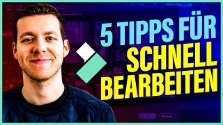 Top 5 VIDEOSCHNITT Tipps für Anfänger  Einfach und Schnell [upl. by Sucramd]