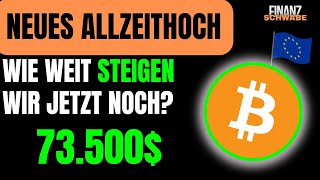 ALLZEITHOCH in Euro geknackt  Wie hoch kann es jetzt noch beim Bitcoin gehen [upl. by Toms855]