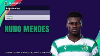 Nuno Mendes PES 2021 [upl. by Sibyls]