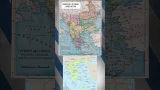 GREECE IN 1900 AND NOW 🇬🇷 oldgreecemap dinush history greece [upl. by Eikcaj]