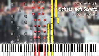 Schatz ach Schatz piano arr by Karl Sternau for 3 hands [upl. by Kyd]