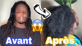 Comment défaire des dreadslocks sans les couper  Resultat 👌🏾😍 [upl. by Gunilla]