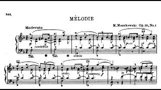 Moritz Moszkowski  Mélodie Op181 [upl. by Ailime539]