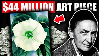 Jimson WeedWhite Flower No 1 by Georgia OKeeffe 44 Million Art Piece [upl. by Tavia]