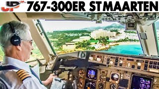 Piloting BOEING 767300ER into ST MAARTEN [upl. by Sloane288]