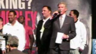 Floyd Mayweather vs Shane Mosley WeighIn [upl. by Nyrrad]