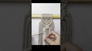 Learn Macrame Patterns Fun StepbyStep Tutorial for Everyone shorts short macramedecor [upl. by Fosdick]