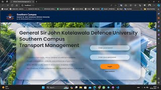 KDUSC Transport Management System [upl. by Acilegna]