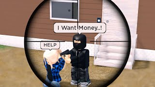 Police Saves Hostage From Dangerous Criminal I Had To Take The Shot Roblox [upl. by Susette]