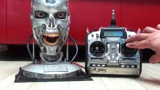 T800 terminator 2 moving by radio control [upl. by Earahs186]