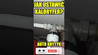 JAK USTAWIĆ KALORYFER GRZEJNIK [upl. by Grazia]