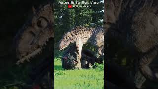 🦖INDOMINUS REX vs ANKYLOSAURUS and TREX in JWE2 jurassicpark jurassicworld jwe2 trex dino [upl. by Atinhoj]