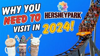 10 Reasons To Visit HersheyPark In 2024  Pennsylvanias BEST Theme Park [upl. by Akiner]