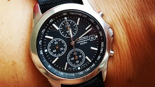 How to reset recalibrate the hands on a chronograph watch Seiko 7T92 cal [upl. by Julienne]