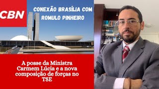 A posse da Ministra Carmem Lúcia e a nova composição de forças no TSE [upl. by Gnad]