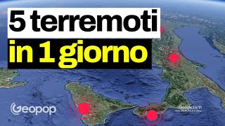 5 terremoti in Italia nello stesso giorno vi spiego perché non sono collegati [upl. by Nnairahs]