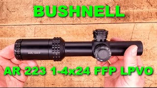 Bushnell AR223 14x24 FFP LPVO  Unboxingish [upl. by Matty283]