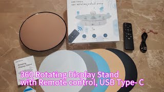 Full video here360 Rotating Displays Stand [upl. by Imij]