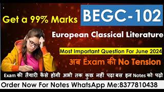 BEGC102 Important Questions For June 2024 ExamImportantQuestion with SolutionJune 202499 Marks [upl. by Ripleigh]