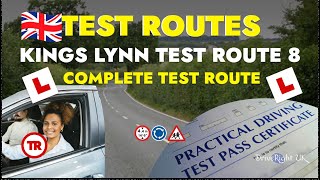 King’s Lynn Driving Test Route 8  Complete Test Route [upl. by Lal]