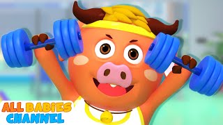 Exercise Song for Kids  Healthy Habits  Nursery Rhymes Songs  All Babies Channel [upl. by Berke]