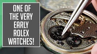 Restoring the Oldest Rolex Ive Ever Seen  Its Over 100 Years Old [upl. by Draneb]