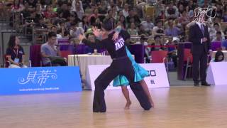 Jiang  Wei CHN  2014 GS LAT Wuhan R1 R  DanceSport Total [upl. by Eckmann808]