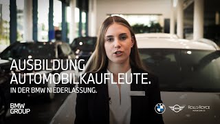 Ausbildung zum Automobilkaufmann wmx  BMW Group Careers [upl. by Ofloda910]