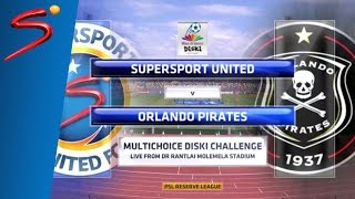 MultiChoice Diski Challenge 201516 Rd 6 SuperSport United 33 Orlando Pirates [upl. by Rehtse216]