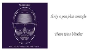 Maître Gims  Pense à moi ║ Lyrics amp English Translation [upl. by Sutherland219]