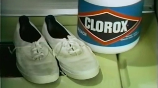 Clorox Bleach Clean Sneakers Commercial Late 1970s [upl. by Sandstrom]