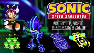 SHOWCASING CHARMY BEE AND CIRCUIT METAL SONIC  SONIC SPEED SIMULATOR [upl. by Nerreg527]