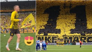 Dortmund fans incredible farewell tifo for Marco Reus ❤️👏 [upl. by Hueston242]