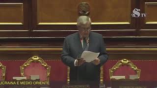 Renzi  Intervento in Senato 031024 [upl. by Christabel964]