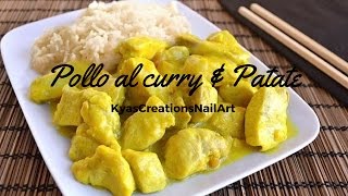 Patate al forno e pollo al curry  KyasCreationsNailArt [upl. by Ahsenod933]