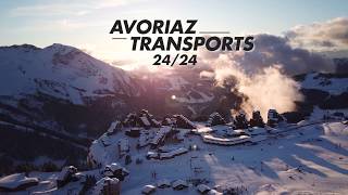 How to arrive and leave easily from Avoriaz 1800 [upl. by Mokas141]