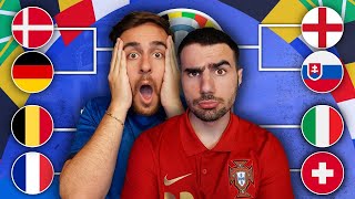 Our Euro 2024 KNOCKOUT Predictions [upl. by Marler264]