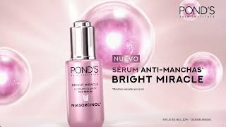 Prueba el nuevo sérum POND´S® Bright Miracle con NIASORCINOL™ [upl. by Agata142]