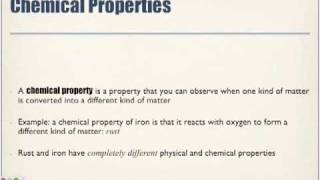 Physical and Chemical Properties [upl. by Dieter]