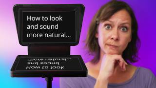 SECRETS to reading a teleprompter  From Awkward to Natural [upl. by Nas]