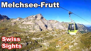 Cable Car Melchsee Frutt Switzerland 4K [upl. by Dlanor]